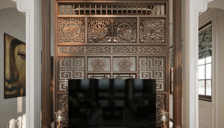 13389. 3D Indochine Living Room Interior Model Download by Nguyen Thanh Binh (5)