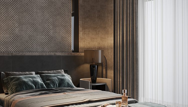 13390. Download Free 3D Bedroom Interior Model by Hoa Pham