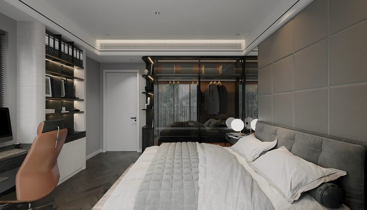 13395. Download Free 3D Bedroom Interior Model by Nguyen The Dinh