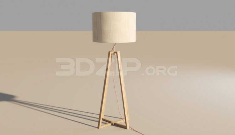 5632. Free 3D Floor Lamp Model Download
