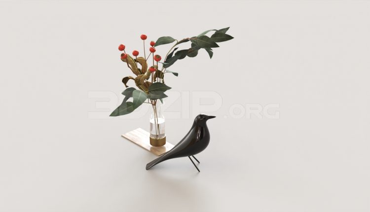 5643. Free 3D Decorative Set Model Download