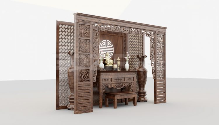 5679. Free 3D Altar Model Download