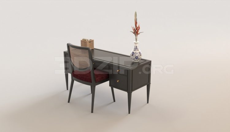5701. Free 3D Dressing Table Model Download