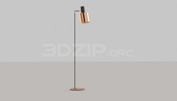 5723. Free 3D Floor Lamp Model Download