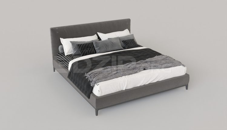 5729. Free 3D Bed Model Download