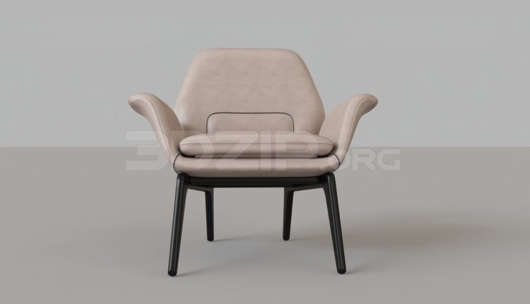 5733. Free 3D Armchair Model Download