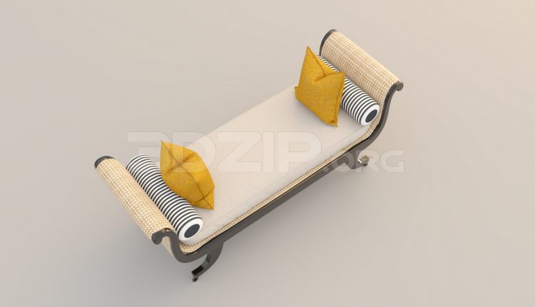 5748. Free 3D Bench Model Download
