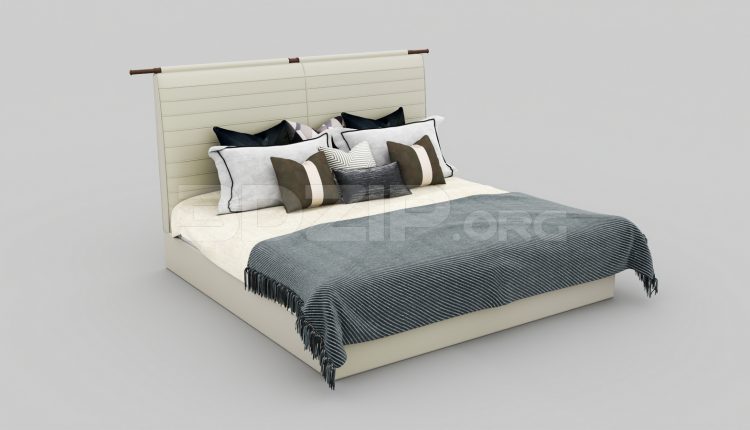 5759. Free 3D Bed Model Download
