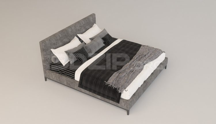 5772. Free 3D Bed Model Download