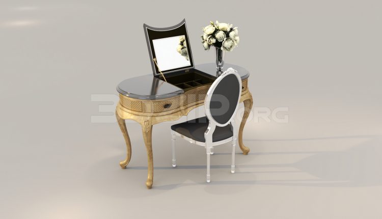 5778. Free 3D Dressing Table Model Download