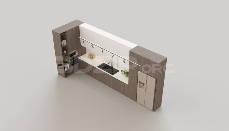 5793. Free 3D Kitchen Model Download