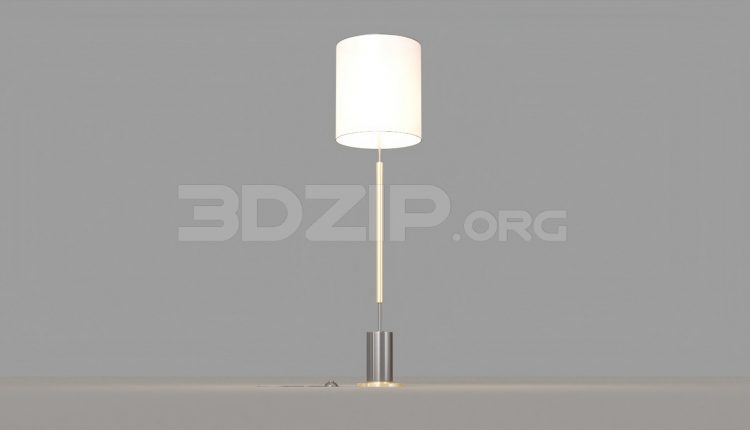 5846. Free 3D Floor Lamp Model Download