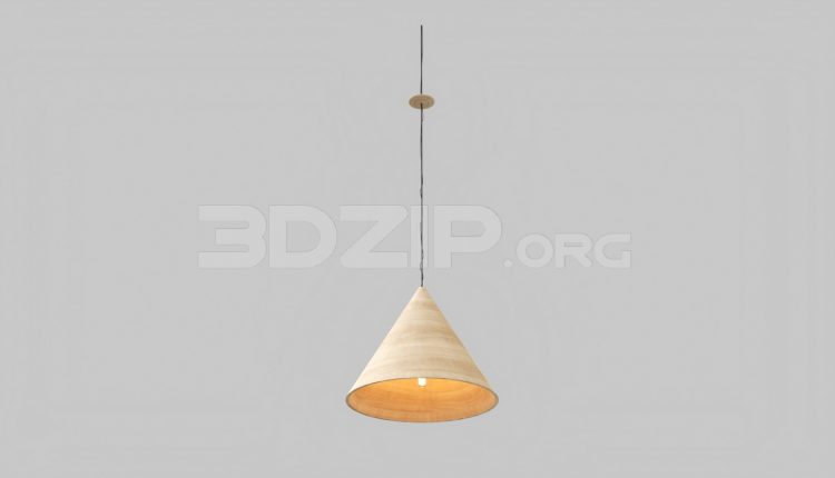 5851. Free 3D Ceiling Light Model Download
