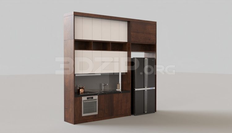 5876. Free 3D Kitchen Model Download
