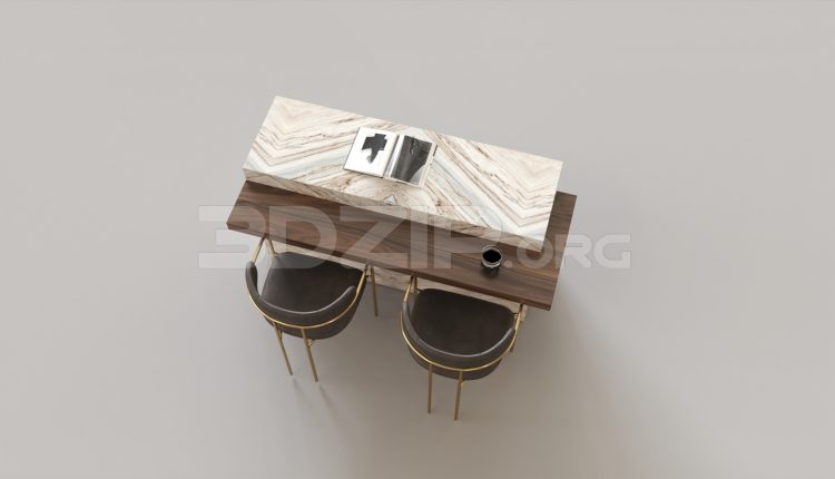 5907. Free 3D Kitchen Island Model Download