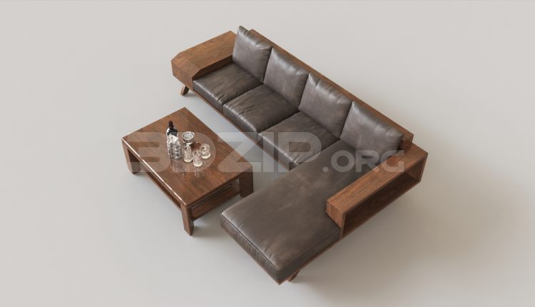 5911. Free 3D Sofa Model Download