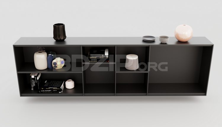 5917. Free 3D Display Cabinets Model Download (1)