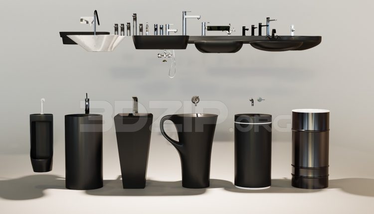 11333. Free 3D Bathroom fixtures and equipment Models Download