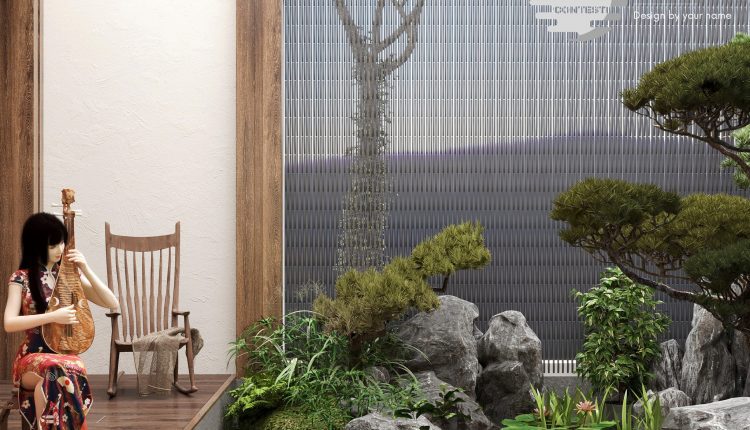 13397. 3D Garden Exterior Model Download by Hai An