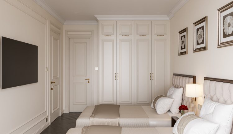 13416. Free 3D Neoclassical Bedroom Interior Model Download By Pham Giang
