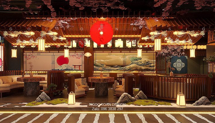 13423. Download Free 3D Japanese Restaurant Interior Model by Ngoc Toan
