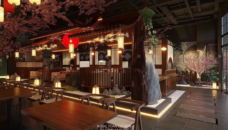 13423. Download Free 3D Japanese Restaurant Interior Model by Ngoc Toan