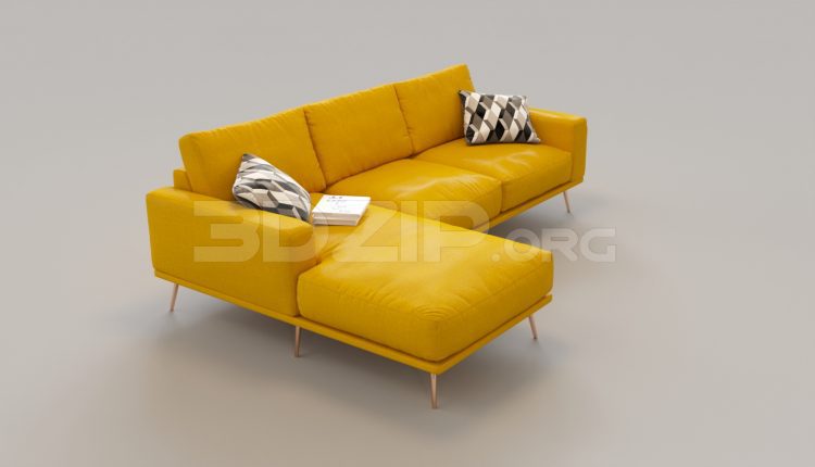 5929. Free 3D Sofa Model Download