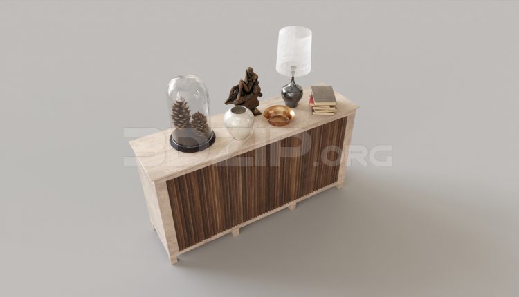 5960. Free 3D Display Cabinets Model Download