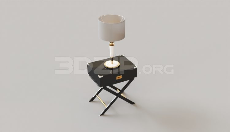 5992. Free 3D Table Lamp Model Download