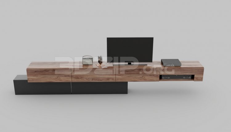 6010. Free 3D TV Cabinet Model Download (1)