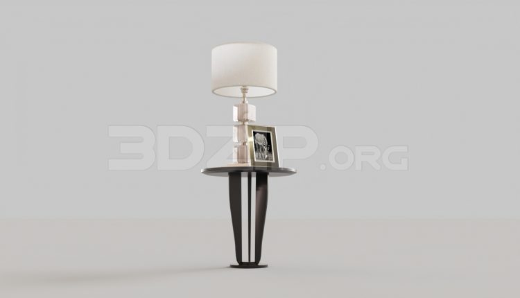 6051. Free 3D Table Lamp Model Download