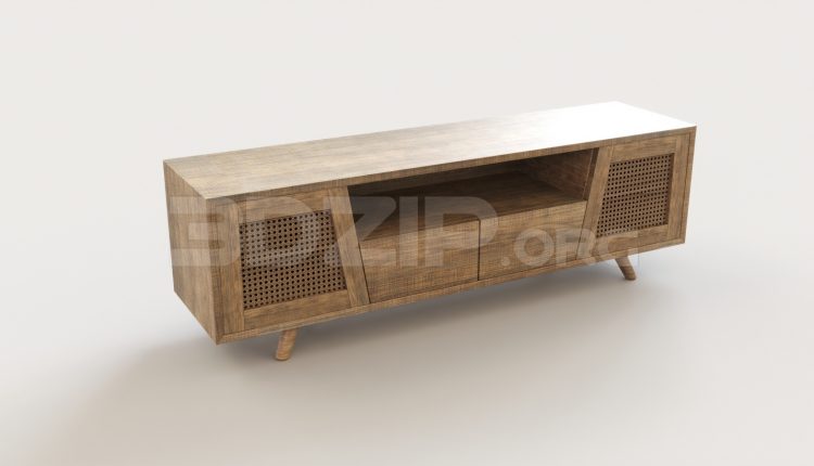 6059. Free 3D TV Cabinet Model Download