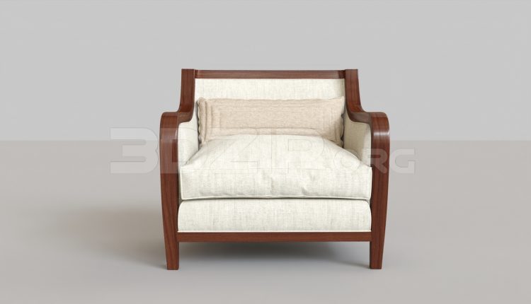 6081. Free 3D Armchair Model Download