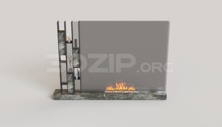 6088. Free 3D Tv Wall Model Download