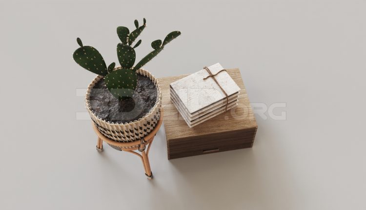 6095. Free 3D Decorative Set Model Download