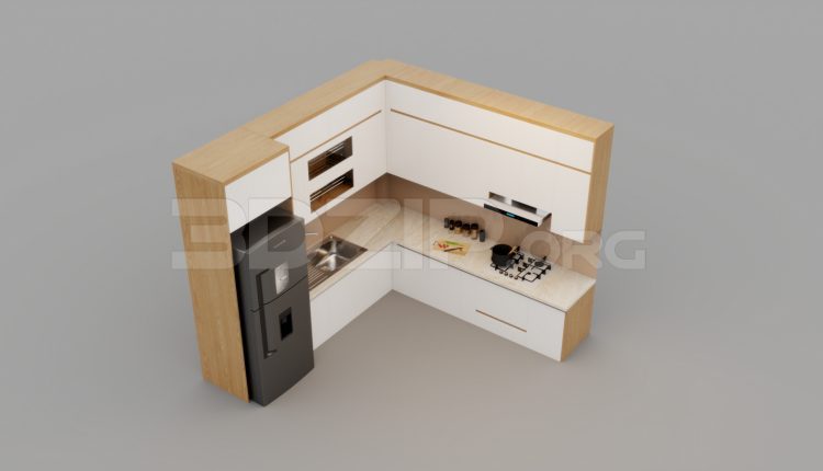 6108. Free 3D Kitchen Model Download