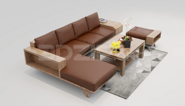 6117. Free 3D Sofa Model Download