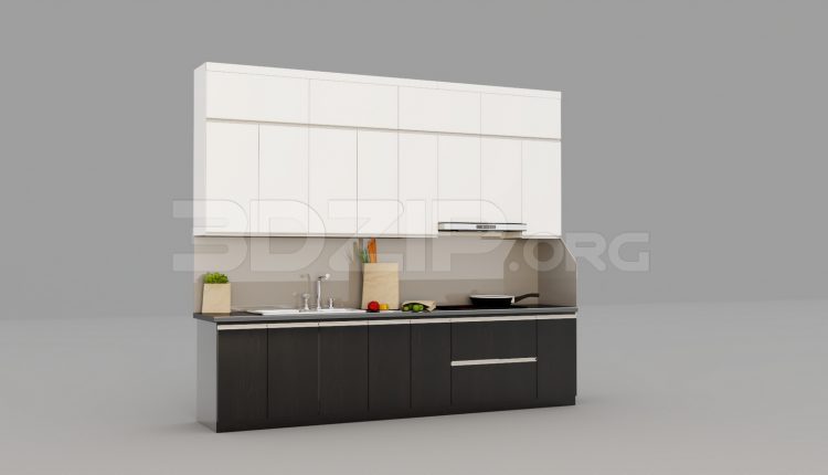 6133. Free 3D Kitchen Model Download