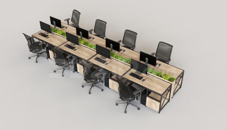 6184. Free 3D Conference Table Office Model Download