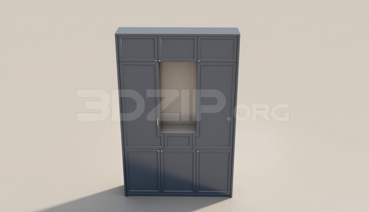 6209. Free 3D Wardrobe Model Download