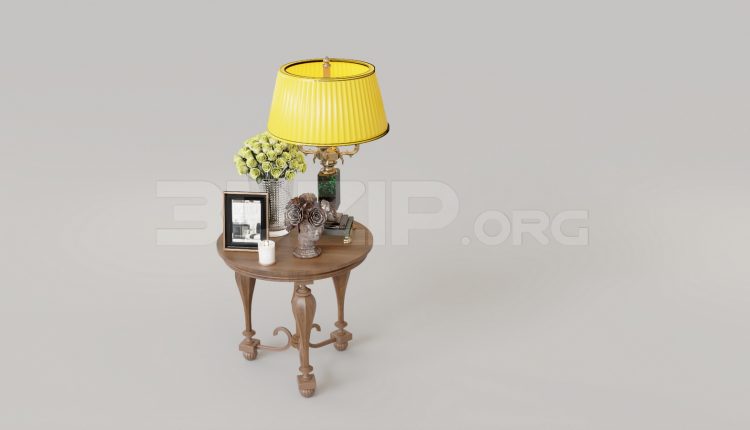 6213. Free 3D Table Lamp Model Download