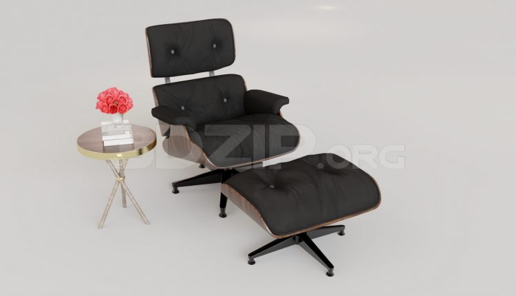 6214. Free 3D Armchair Model Download