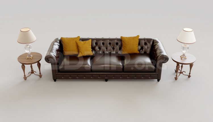 6216. Free 3D Sofa Model Download
