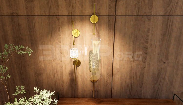 11353. Free 3D Wall Lamp Models Download