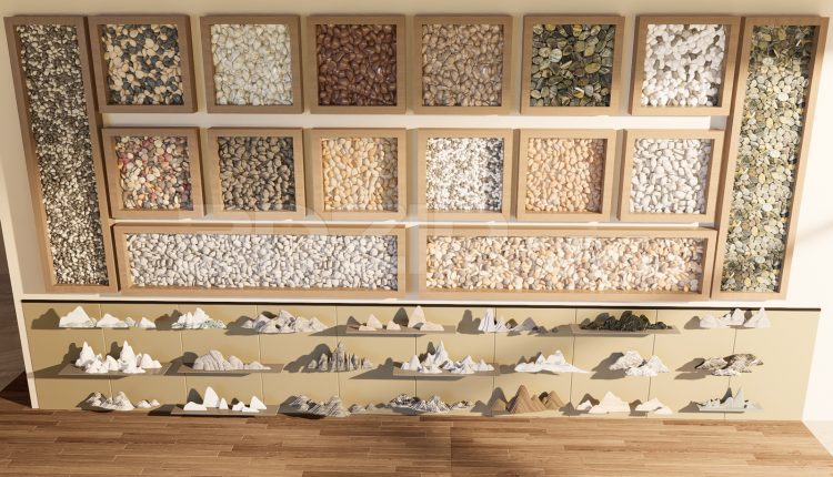 11368. Free 3Ds Max Pebbles, Garden Landscaping Stones Models Download