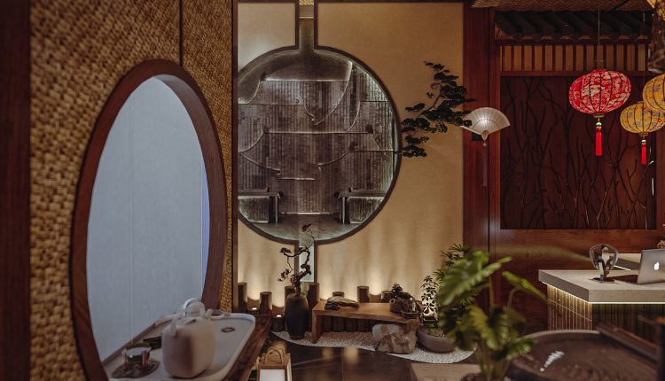 13447. Download Free 3D Japanese Restaurant Interior Model by Kts Nhật Minh