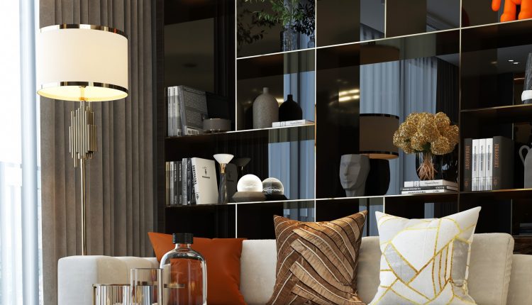13458. 3D Interior Living Room Model For Free Download by Ha Do Duc