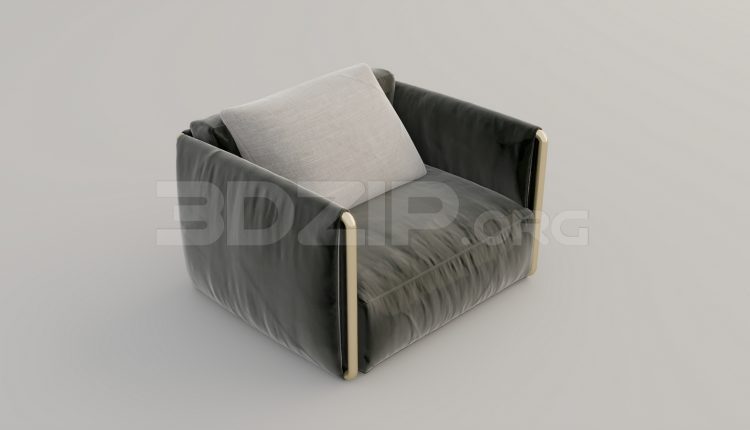 6288. Free 3D Armchair Model Download