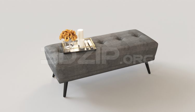 6297. Free 3D Bench Model Download