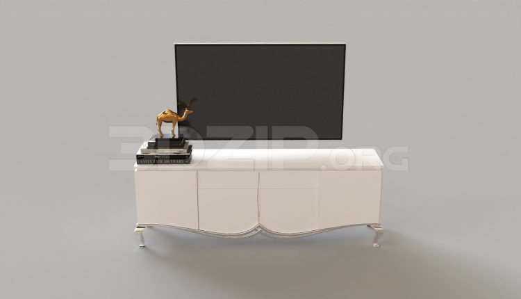 6305. Free 3D TV Cabinet Model Download